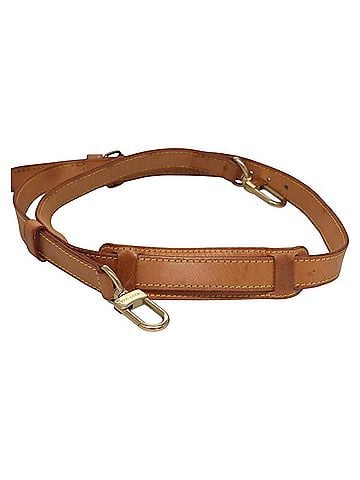 Louis Vuitton Shoulder Strap Beige Leather Bag Jewelry (view 1)