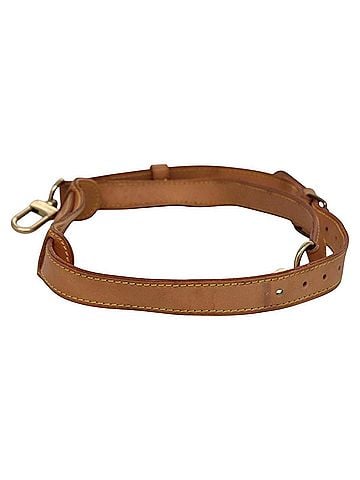 Louis Vuitton Shoulder Strap Beige Leather Bag Jewelry (view 2)