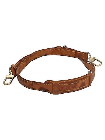 Louis Vuitton Shoulder Strap Brown Leather Bag Jewelry (view 1)