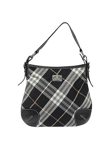 Burberry Nova Check Black Synthetic Shoulder Bag (view 1)