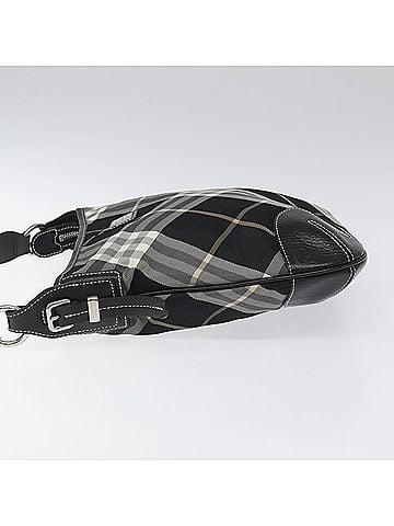 Burberry Nova Check Black Synthetic Shoulder Bag (view 2)