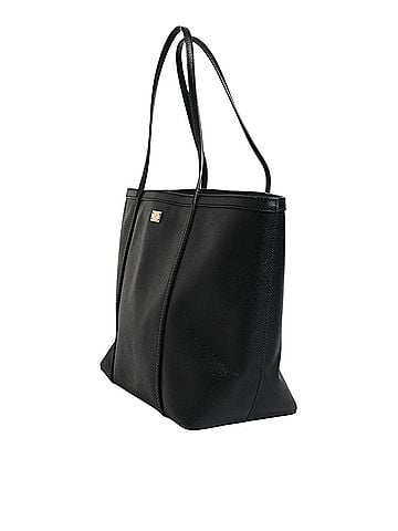 Dolce & Gabbana Basic Black Leather Miss Escape Shopping Tote Women's Bag (view 2)