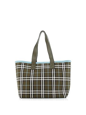 Burberry London Tote Check Canvas Medium (view 2)