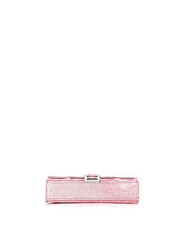 Balenciaga Hourglass Chain Wallet Denim Printed Leather (view 2)