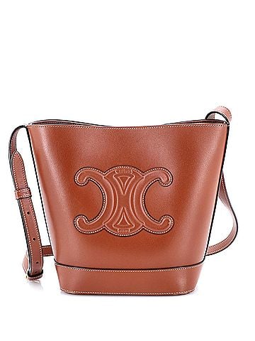 Céline Cuir Triomphe Bucket Bag Leather Small (view 1)