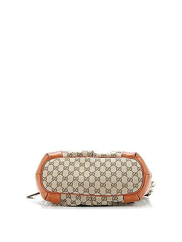 Gucci Sukey Top Handle Satchel GG Canvas with Leather Medium (view 2)