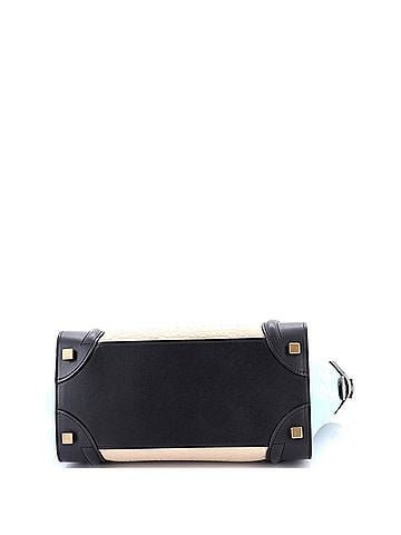 Céline Tricolor Luggage Bag Leather Micro (view 2)