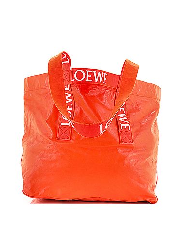 Loewe Fold Logo Strap Tote Leather Large (view 1)