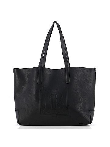 Burberry TB Logo Tote Leather Medium (view 1)
