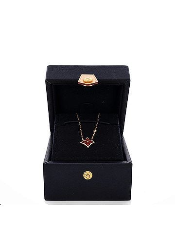 Louis Vuitton Color Blossom BB Star Pendant Necklace 18K Rose Gold with Diamond and Cornelian (view 2)