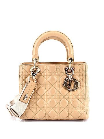 Christian Dior Lady Dior Bag Cannage Quilt Lambskin Medium (view 1)