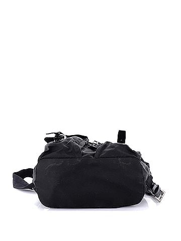 Prada Double Front Pocket Backpack Tessuto Small (view 2)