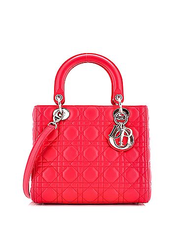 Christian Dior Lady Dior Bag Cannage Quilt Lambskin Medium (view 1)