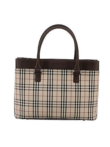 Burberry Nova Check Beige Canvas Tote Bag (view 1)