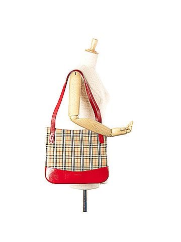 Burberry Haymarket Check Canvas Tote (view 2)