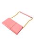Delvaux 100% Leather Solid Pink Pink Leather Chain/Shoulder Wallet One size - photo 3
