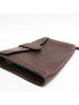 Delvaux 100% Leather Solid Brown Brown Leather Clutch Bag One size - photo 6