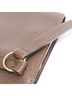 Delvaux 100% Leather Solid Brown Brown Leather Clutch Bag One size - photo 8