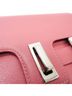 Delvaux 100% Leather Solid Pink Pink Leather Long Wallet (Bi-Fold) One size - photo 10