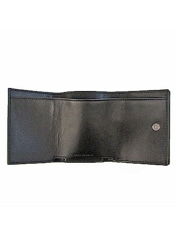 Dolce & Gabbana Basic Green Leather Wallet (Tri-Fold) (view 2)
