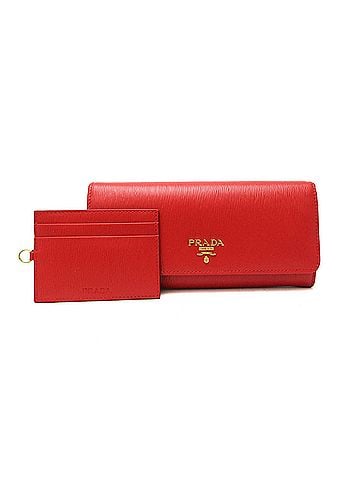 Prada Lacca Leather Long Wallet (Bi-Fold) (view 1)