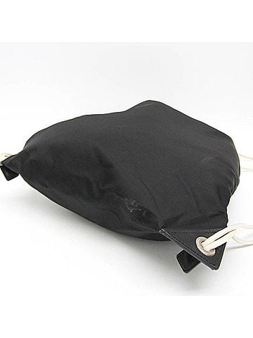 Prada Black Nylon Leather Backpack (view 2)