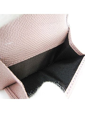 Tod's Pink Beige Red Color Leather Long Wallet (Tri-Fold) (view 2)