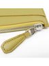 Dunhill 100% Leather Solid Yellow Mustard Leather Clutch Bag Pouch One size - photo 5