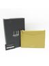 Dunhill 100% Leather Solid Yellow Mustard Leather Clutch Bag Pouch One size - photo 7