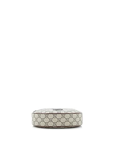 Gucci Interlocking G Patch Half Moon Hobo GG Coated Canvas Mini (view 2)