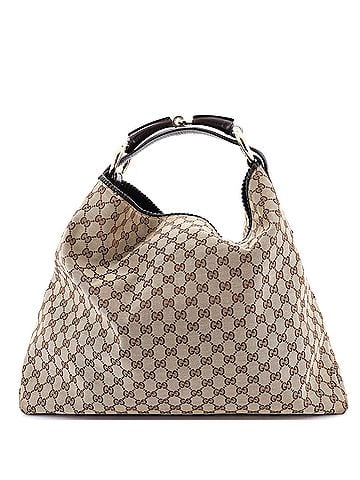 Gucci Horsebit Hobo GG Canvas Large (view 1)