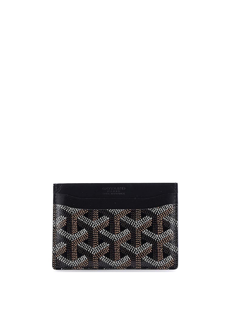 Goyard Black Saint Sulpice Card Holder Coated Canvas One size - photo 1