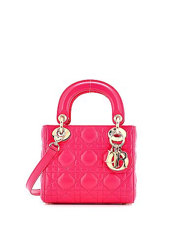Christian Dior Lady Dior Bag Cannage Quilt Lambskin Mini (view 1)