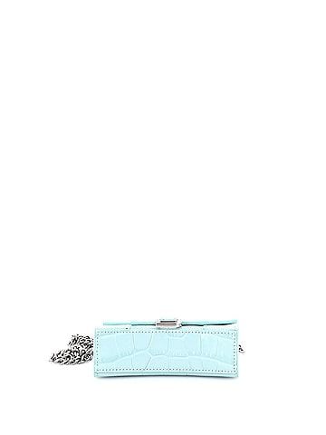 Balenciaga Hourglass Top Handle Bag Crocodile Embossed Leather Mini (view 2)
