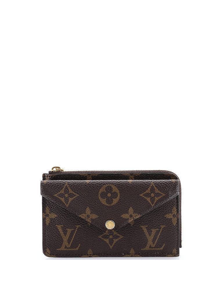 Louis Vuitton 100% Coatead Canvas Brown Recto Verso Card Holder Monogram Canvas One size - photo 1