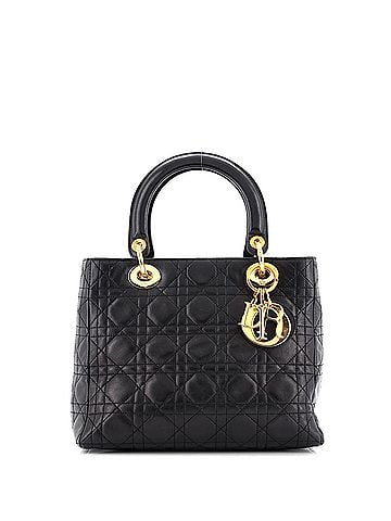 Christian Dior Lady Dior Bag Cannage Quilt Lambskin Medium (view 1)