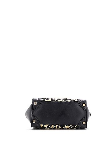 Céline Luggage Bag Printed Canvas and Leather Mini (view 2)