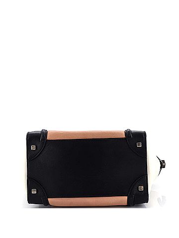 Céline Tricolor Luggage Bag Leather Mini (view 2)