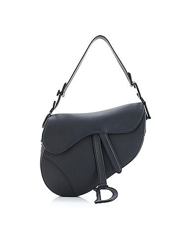 Christian Dior Ultra Matte Saddle Handbag Leather Medium (view 1)