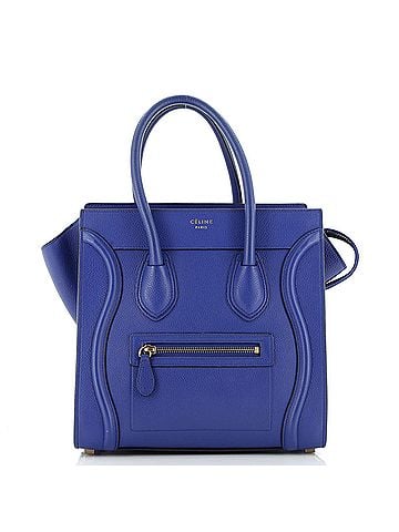 Céline Luggage Bag Grainy Leather Micro (view 1)