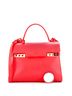 Delvaux 100% Leather Pink Tempete Top Handle Bag Leather GM One size - photo 3