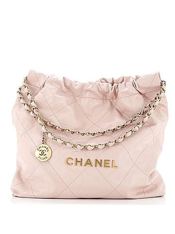 Chanel 22 Chain Hobo Quilted Calfskin Medium (view 1)