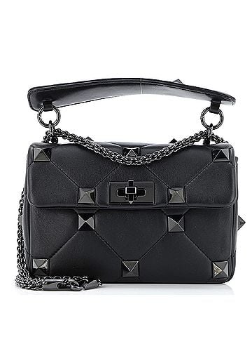 Valentino Garavani Roman Stud Flap Bag Quilted Leather Medium (view 1)