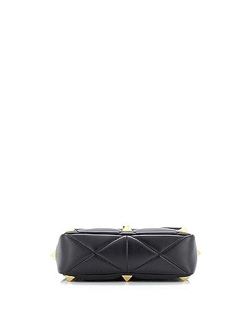 Valentino Garavani Roman Stud Flap Bag Quilted Leather Medium (view 2)