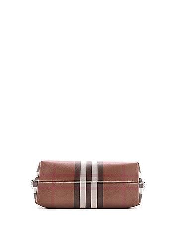 Burberry Soft Tote Check E-Canvas Medium (view 2)