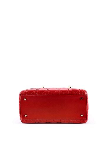Christian Dior Lady Dior Bag Cannage Quilt Lambskin Medium (view 2)