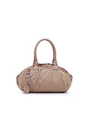 Gucci Diamante Canvas Sukey Satchel (view 1)
