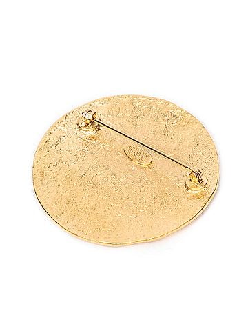 Chanel CC Round Brooch  (view 2)