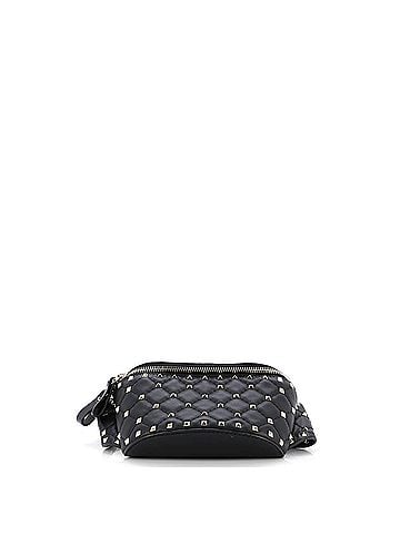 Valentino Garavani Rockstud Spike Belt Bag Quilted Leather (view 2)