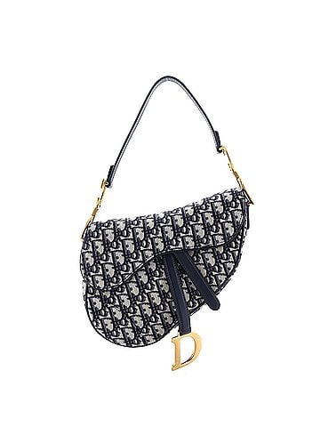 Christian Dior Saddle Handbag Oblique Canvas Medium (view 1)